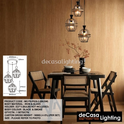 PENDANT LIGHT (839-3)