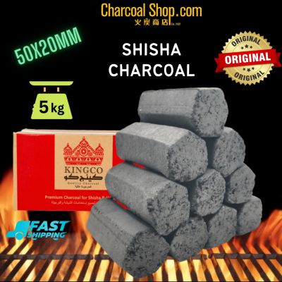 CHARCOAL BBQ ARANG KAYU ̿ (5kgs - Hookah Shisha Coconut Charcoal Arang Kelapa C Hexagon)