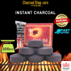 CHARCOAL BBQ ARANG KAYU ̿/Arang Bukhoor Original/Asli instant Ignition (100pcs - Hamil Al Musk Insta Bukhoor Instant Charcoal