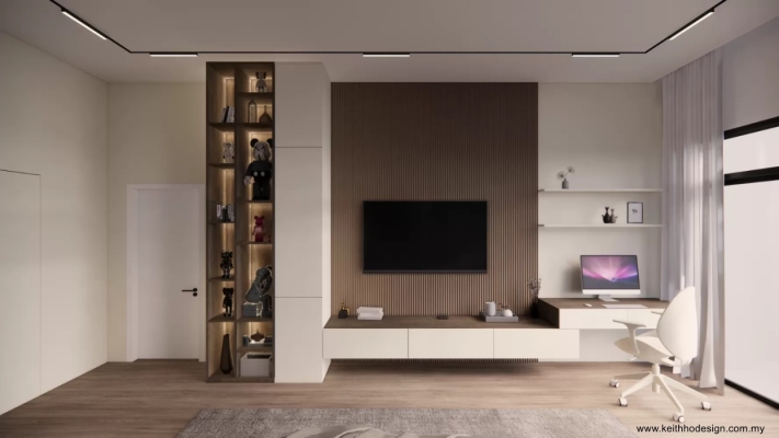 Semi-D TV Cabinet Design