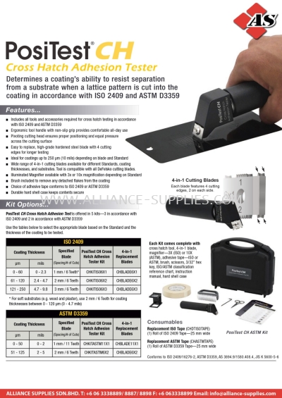 DEFELSKO PosiTest CH Cross Hatch Adhesion Tester