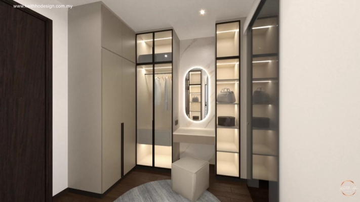 Wardrobe With Dressing Table Design