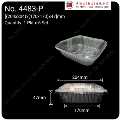 Aluminium Square Tray 4483-P