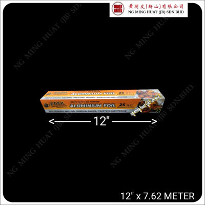 Q-Pack Catering Aluminium Foil  12'' ( 30cm ) x 7.62meter