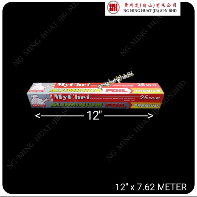 Mychef Catering Aluminium Foil 12'' ( 30cm ) x 7.62meter