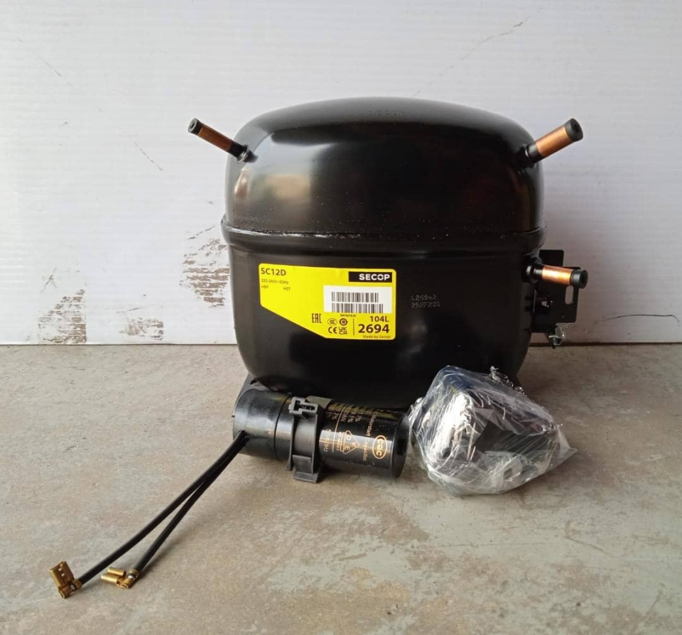 DANFOSS (SECOP) UNIVERSAL COMPRESSOR SC12D WITH SERVICE KIT (R22) - 220-240V/50HZ