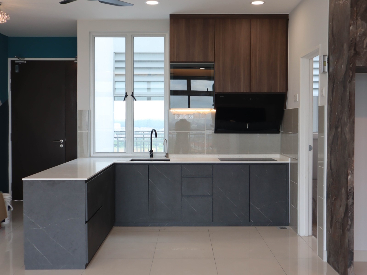 Kitchen Cabinet Design - Interior Design Ideas - Renovation - Residential - D'Lagoon @ Taman Seri Austin, Johor Bahru Kitchen Design Residential Design Interior Design