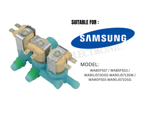 WA80F5S7 / WA85F5S3 / WA90J5730SG / WA90J5713SW / WA90F5S5 / WA90J5710SG SAMSUNG ORIGINAL WASHING MACHINE WATER INLET VALVE 