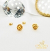 Rose Ball Earring Screw Earrings