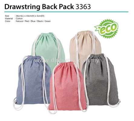 Drawstring Back Pack 3363