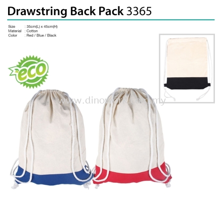 Drawstring Back Pack 3365