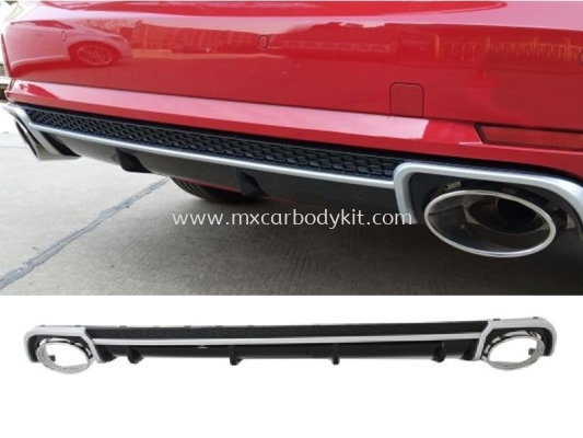 AUDI A4 B9 2016 RS STYLE REAR DIFFUSER 