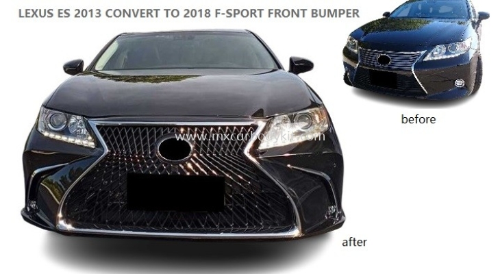 LEXUS ES 2013 CONVERT 2018 F-SPORT FRONT BUMPER 