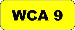 WCA9 VVIP Plate