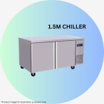 2 Doors Counter Chiller 1.5M