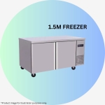 2 Doors Counter Freezer 1.5M