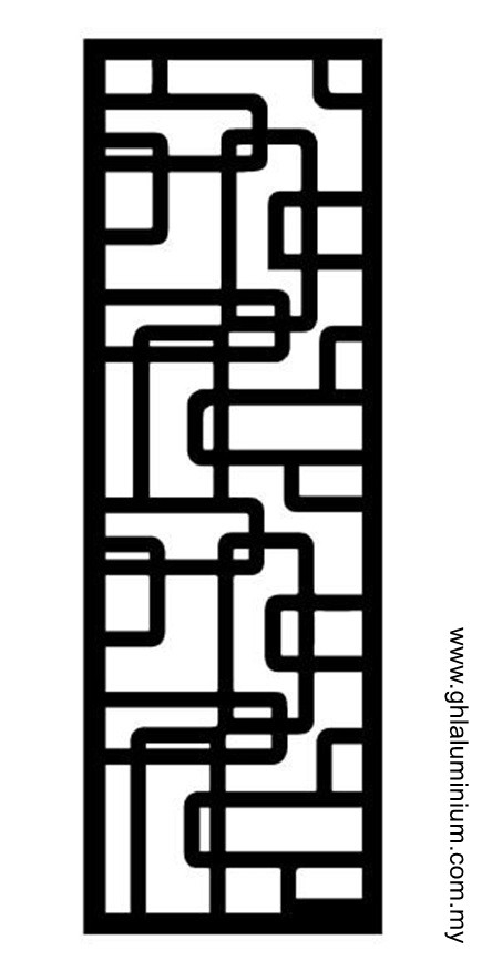 M030 Aluminium Fencing & Gate Panel Pattern Aluminium Mix Gates Choose Sample / Pattern Chart