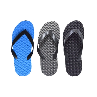 UNISEX JAPANESE PVC MASSAGE SLIPPER (J 7027-MIX) (A.T)