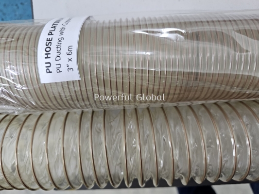 PU Duct Hose With Copper Spring Wire