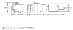 Standex R12347 Series Liquid Level Sensor Fluid Sensors & Floats Standex