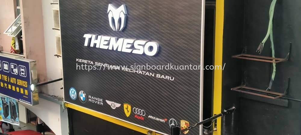 THEMESO BILLBOARD SIGNBOARD WITH 3D LED BOX UP LETTERING AT BENTONG TOWN PAHANG MALAYSIA