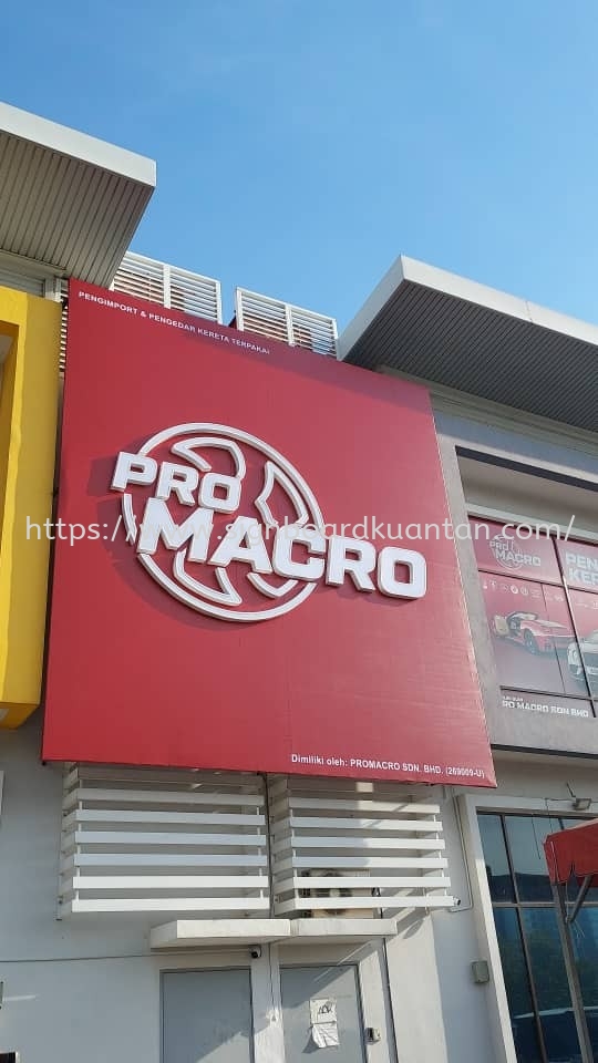 PRO MACRO BILLBOARD SIGNBOARD WITH 3D LED BOX UP LETTERING AT BENTA LIPIS PAHANG MALAYSIA