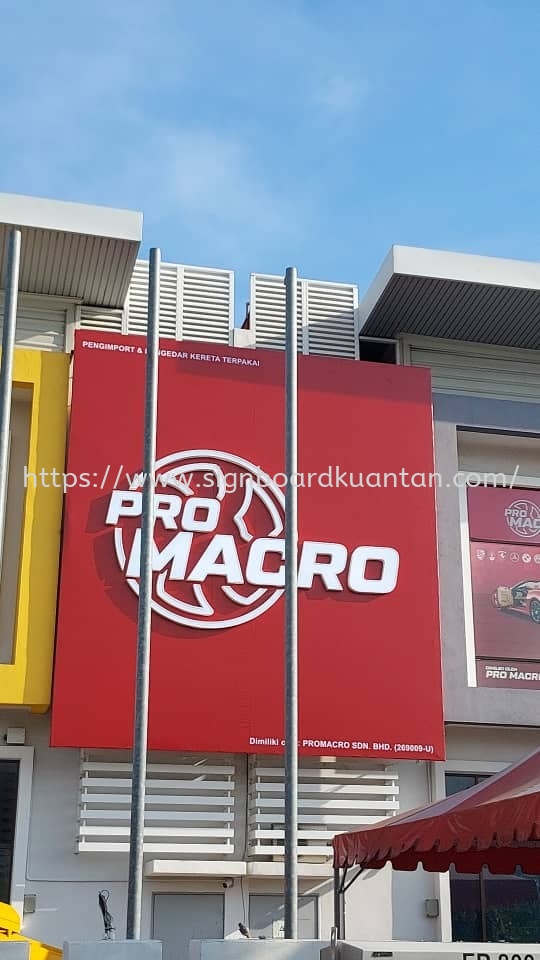 PRO MACRO BILLBOARD SIGNBOARD WITH 3D LED BOX UP LETTERING AT BENTA LIPIS PAHANG MALAYSIA