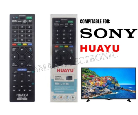 HUAYU TV REMOTE RM-L1185 SONY SMART TV REMOTE LED LCD PLASMA TV REMOTE