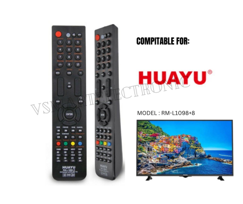 HUAYU TV REMOTE RM-L1098+8 UNIVERSAL LED/LCD TV REMOTE CONTROL