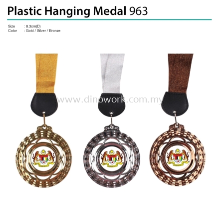Plastic Hanging Medal 963