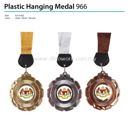 Plastic Hanging Medal 966