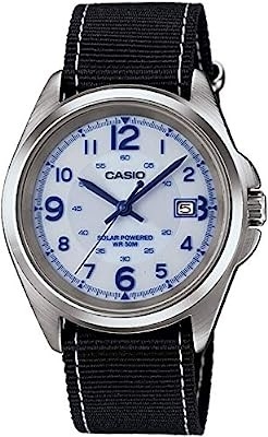 Casio Men Analogue Watch with fabric strap MTP S101