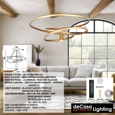 MODERN DESIGNER PENDANT LIGHT (P380)