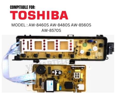 AW-8460S AW-8480S AW-8560S AW-8570S WUT-308 TOSHIBA WASHING MACHINE PCB BOARD (CONTROL BOARD)