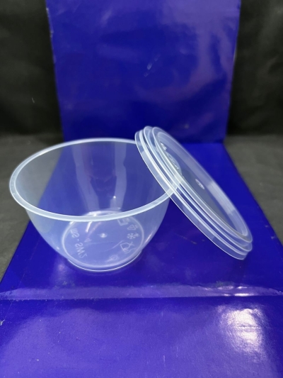 Tupperware round plastic container MS W2 - 50pcs/pkt