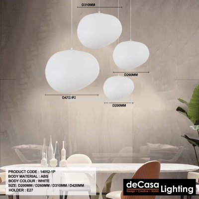 NORDIC MODERN PENDANT LIGHT (14052-1P)