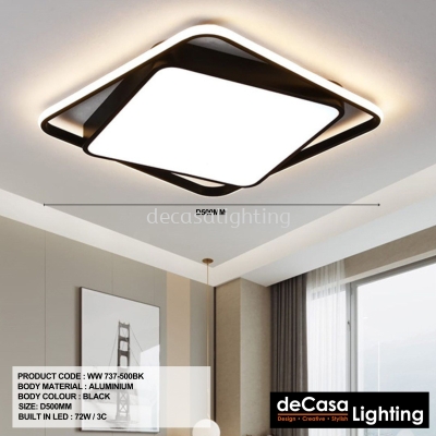 MODERN CEILING LIGHT (WW 737-500BK)