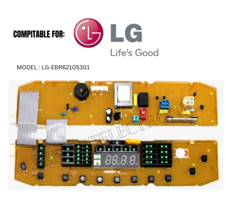 EBR-62105301 LG WASHING MACHINE PCB BOARD (CONTROL BOARD)