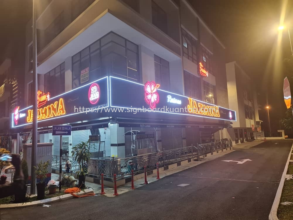 JAZMINA LED NEON SIGN AT KUALA TELEMUNG HULU TERENGGANU MALAYSIA