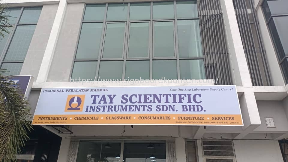 TAY SCIENTIFIC INSTRUMENTS SDN.BHD. METAL G.I SIGNAGE AT AULONG TAIPING PERAK MALAYSIA