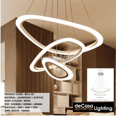 Modern Ring Pendant Light (8016)