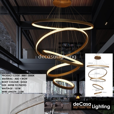 Height Ceiling Ring Lights (8881)