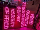 PINK NEON SIGN BBQ LED NEON