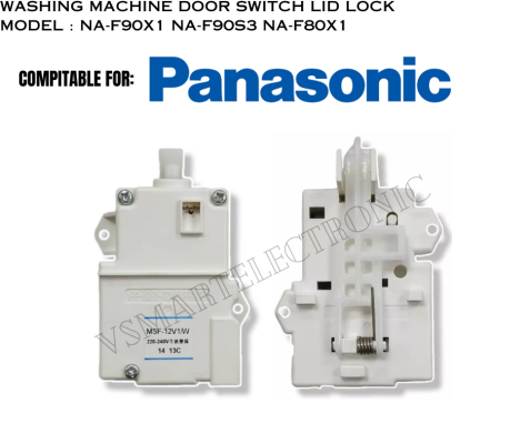 NA-F90X1 NA-F90S3 NA-F80X1 PANASONIC WASHING MACHINE DOOR LID LOCK 