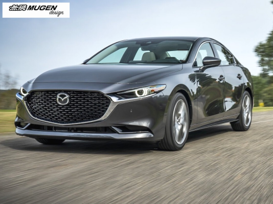 MAZDA 3 ( SEDAN ) 2020 - ABOVE = MUGEN DOOR VISOR