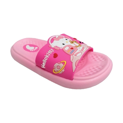 KIDS PVC SLIDE COMFORT SLIPPER (PS 205-24-P) (R.L)