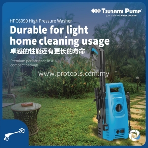 TSUNAMI PUMP HPC6090 HIGH PRESSURE WASHER / WATER JET 1400W | 110BAR [ HPC SERIES ]