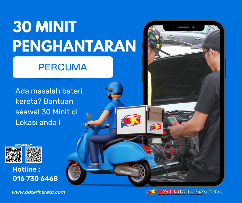 30 Minit Penghantaran ! 