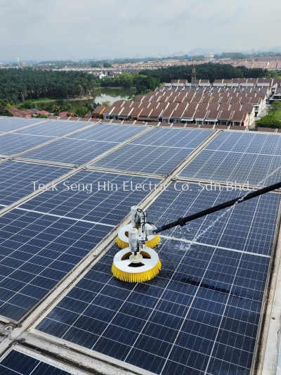 PHOTOVOLTAIC SOLAR PANEL CLEANING SERVICE, Parkview Residence, Ipoh