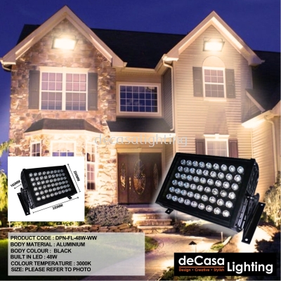 LED OUTDOOR FLOOD LIGHT (DPN-FL-48W-WW)